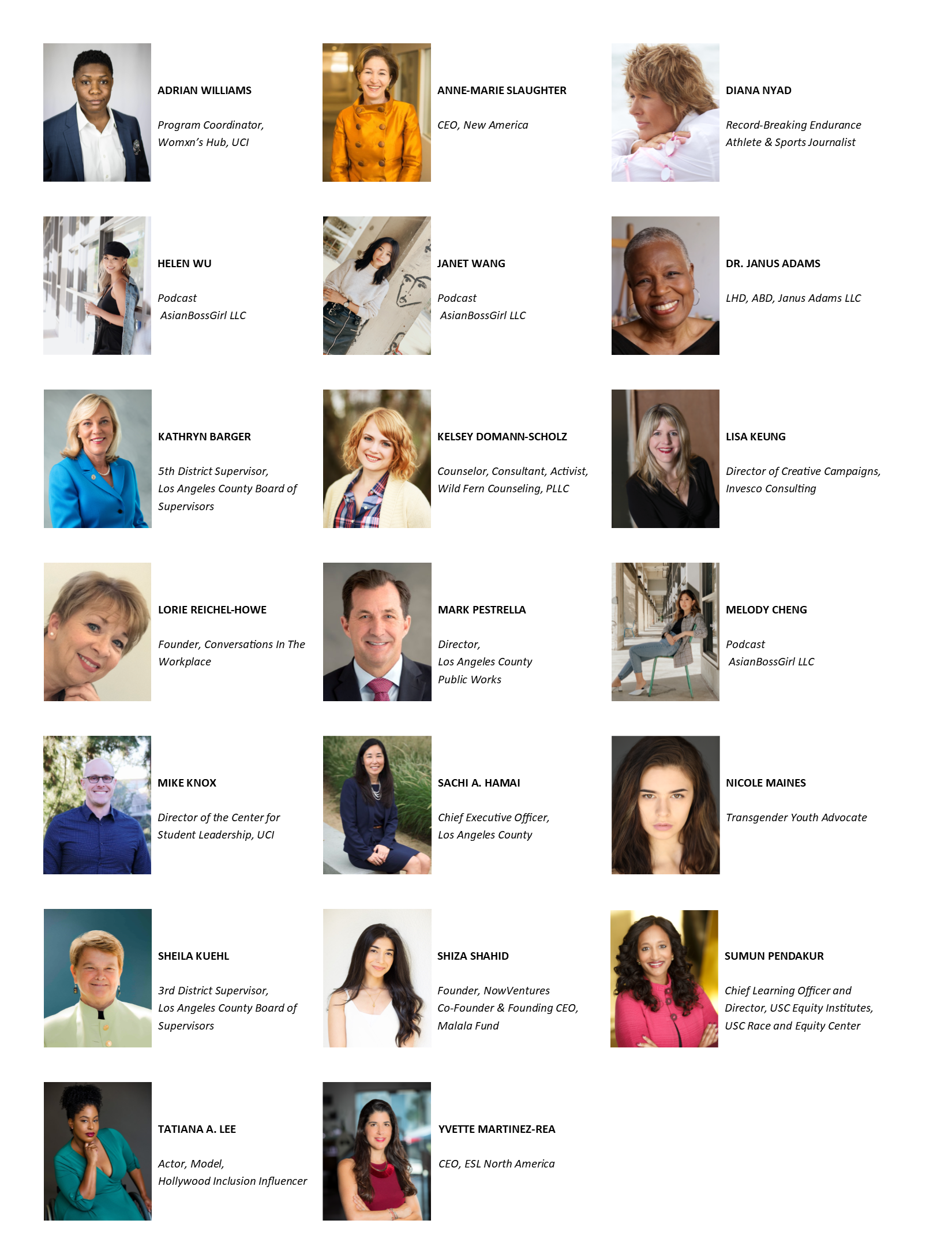 Speakers2019 Speakers2019